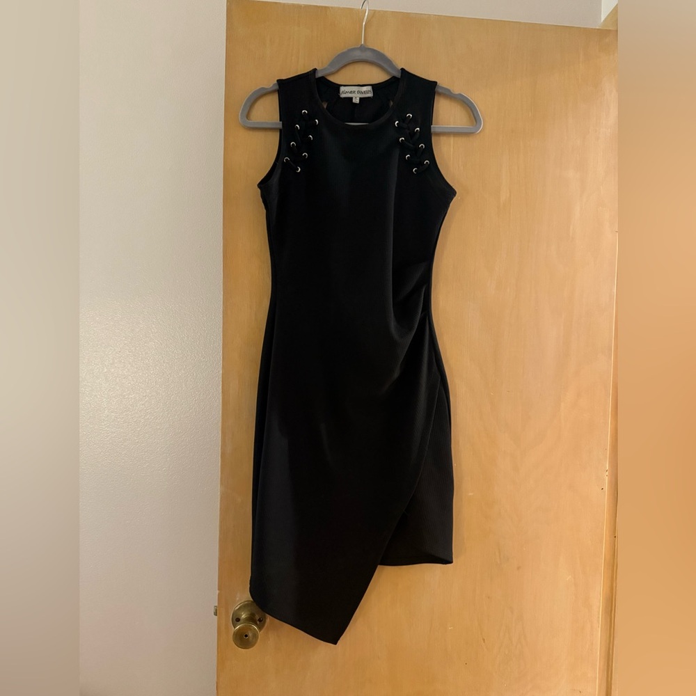 Mini black dress